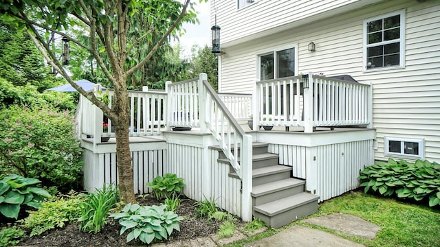 53 Gray Rd, Gorham, ME 04038 - wooden deck with stairs