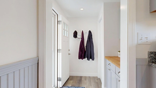 53 Gray Rd, Gorham, ME 04038 - hallway featuring light wood-style floors