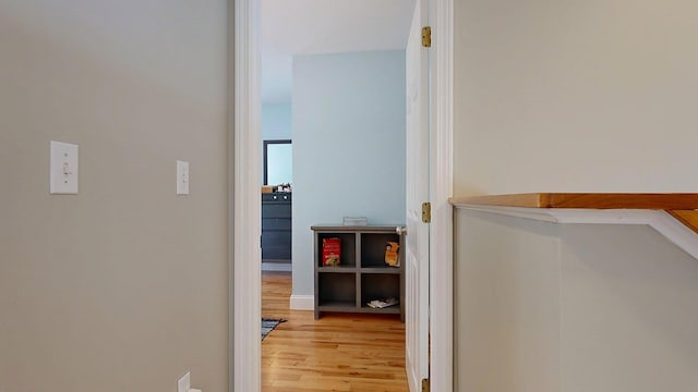 53 Gray Rd, Gorham, ME 04038 - hallway featuring wood finished floors