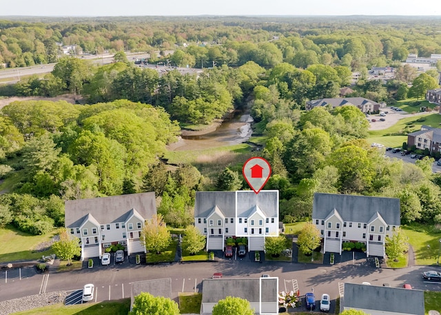 22 Cormorant Pl Unit 22, South Portland, ME 04106 - aerial view of a heavily wooded area
