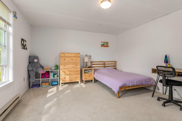 107 Tidy Rd Unit A & B, Eliot, ME 03903 - carpeted bedroom featuring baseboard heating and multiple windows