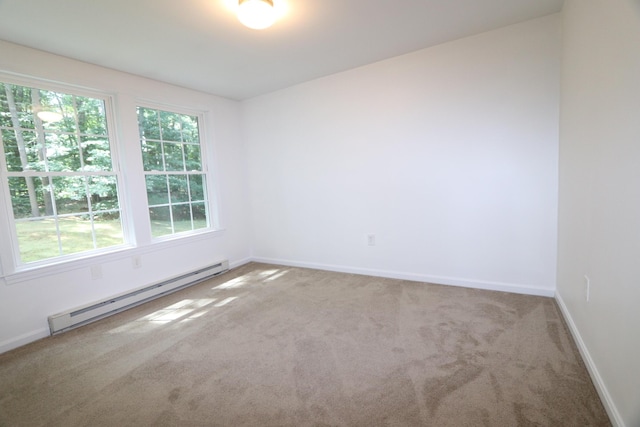 107 Tidy Rd Unit A & B, Eliot, ME 03903 - carpeted empty room with baseboard heating and baseboards