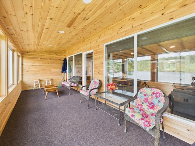 1107 S Shore Rd, Madawaska Lake Twp, ME 04783 - view of sunroom