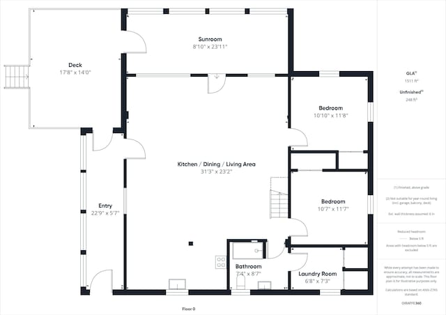 1107 S Shore Rd, Madawaska Lake Twp, ME 04783 - room layout