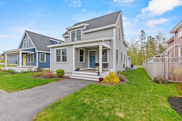 15 Pacer Way, Scarborough, ME 04074 - view of front of home featuring a porch, roof with shingles, and board and batten siding