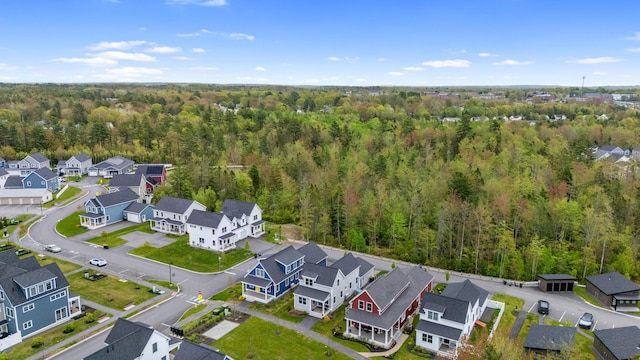 15 Pacer Way, Scarborough, ME 04074 - aerial perspective of suburban area with a forest