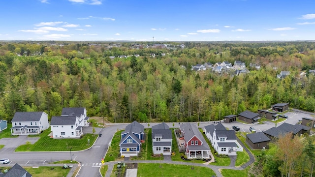 15 Pacer Way, Scarborough, ME 04074 - aerial perspective of suburban area featuring a heavily wooded area