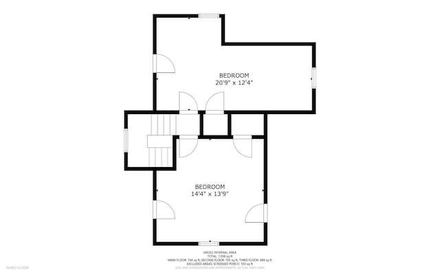 2 Elm Ter, Waterville, ME 04901 - floor plan / room layout
