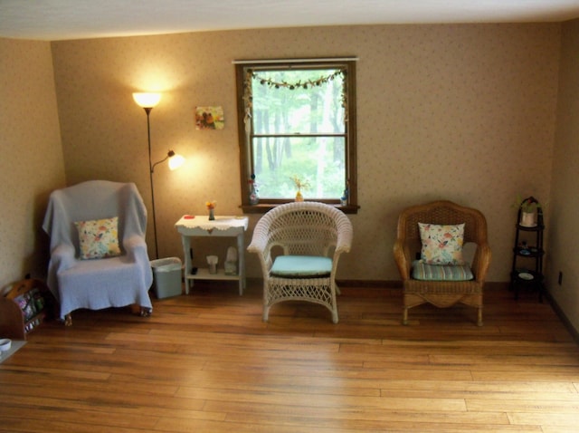 593 S Strong Rd, Strong, ME 04983 - living area with wood finished floors