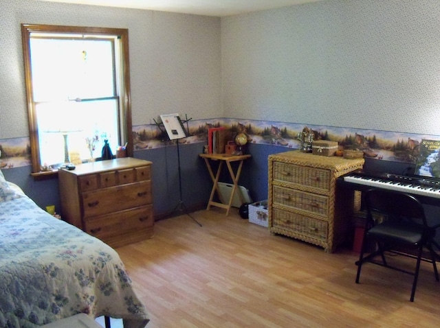593 S Strong Rd, Strong, ME 04983 - bedroom with light wood-style floors