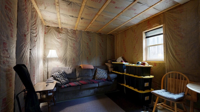 574 Scribner Hill Rd, Otisfield, ME 04270 - living area with carpet flooring