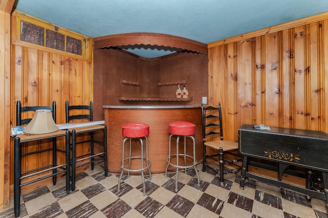 5 Nash Pkwy, Somersworth, NH 03878 - indoor dry bar featuring tile patterned floors and wood walls