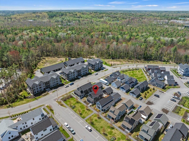 4 Frontrunner Way, Scarborough, ME 04074 - aerial overview of property's location featuring a heavily wooded area
