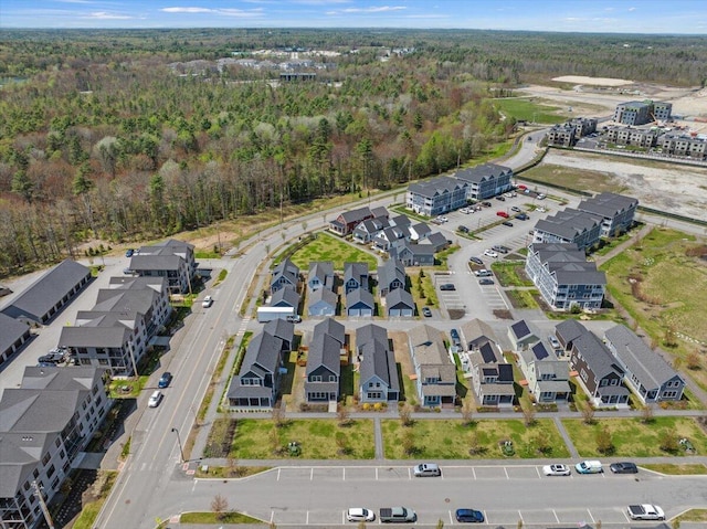 4 Frontrunner Way, Scarborough, ME 04074 - aerial view of property's location with a heavily wooded area