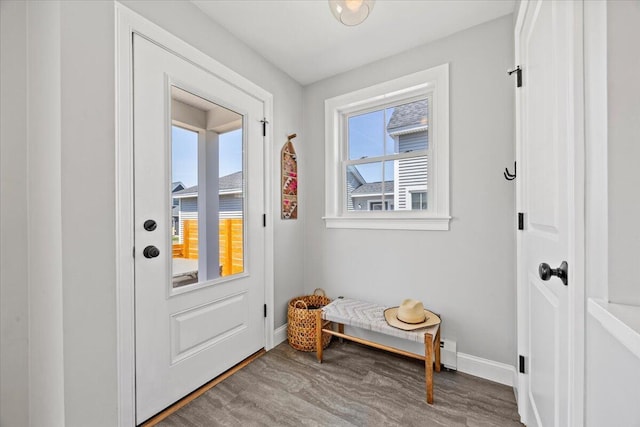 4 Frontrunner Way, Scarborough, ME 04074 - doorway featuring wood finished floors and baseboards