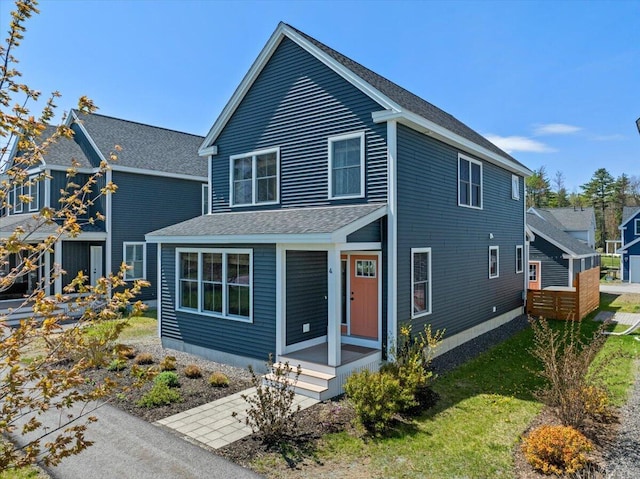 4 Frontrunner Way, Scarborough, ME 04074 - view of front of house with a shingled roof