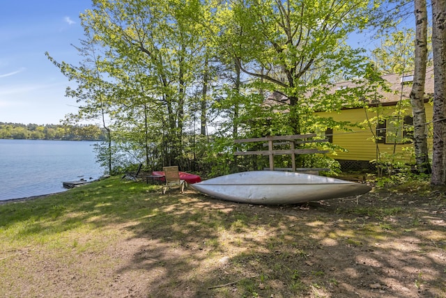 67 Overlook Rd, Windham, ME 04062 - view of yard featuring a water view