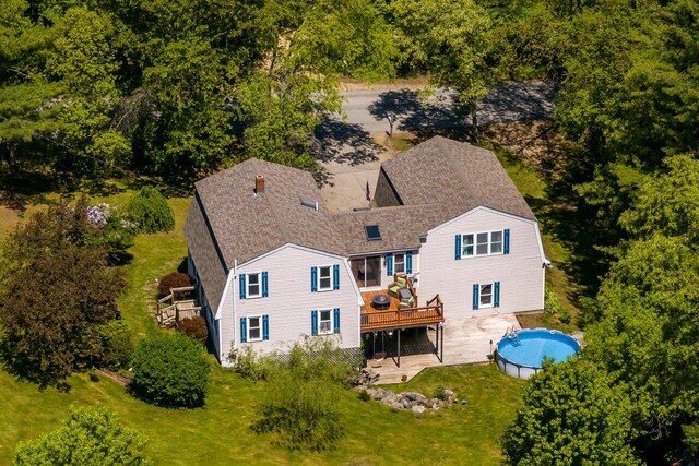 6 Sand Pond Rd, North Berwick, ME 03906 - aerial view of property and surrounding area