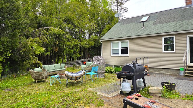 2670 Bennoch Rd, Old Town, ME 04468 - view of yard featuring an outdoor hangout area