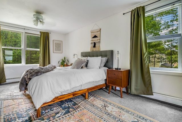 6 Emerald Ct, Berwick, ME 03901 - bedroom featuring multiple windows, carpet flooring, and a baseboard heating unit