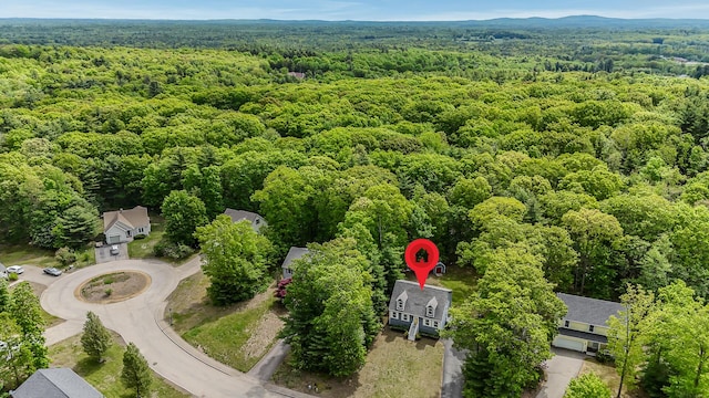6 Emerald Ct, Berwick, ME 03901 - drone / aerial view of a heavily wooded area