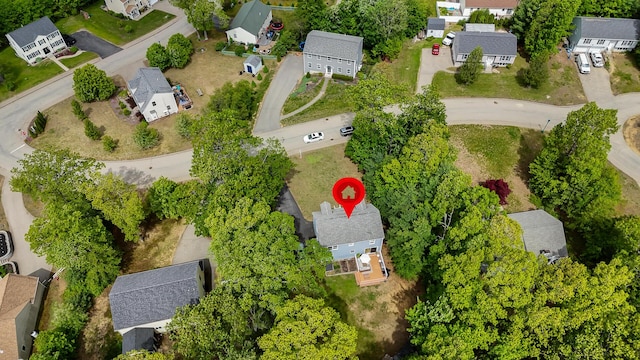 6 Emerald Ct, Berwick, ME 03901 - aerial overview of property's location with nearby suburban area