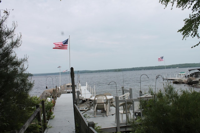 166 Ridge Rd, Frye Island, ME 04071 - dock with a water view