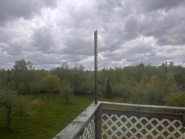 187 Purkis Rd, Buckfield, ME 04220 - wooden deck with a yard