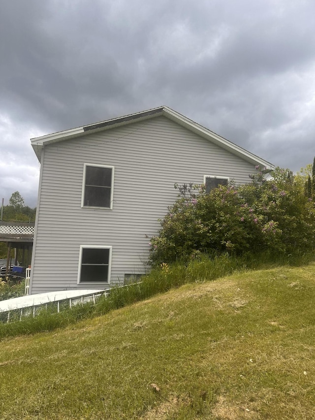 187 Purkis Rd, Buckfield, ME 04220 - view of home's exterior with a yard