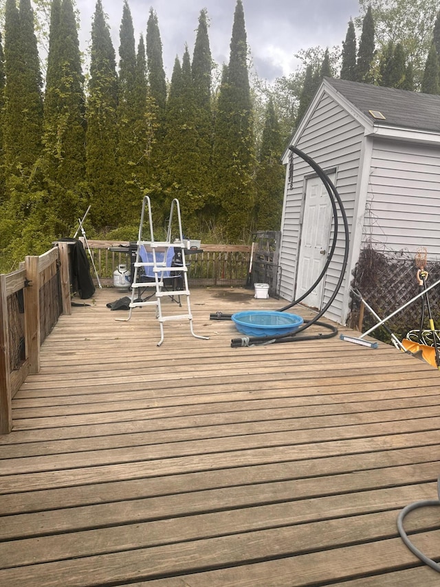 187 Purkis Rd, Buckfield, ME 04220 - view of wooden deck