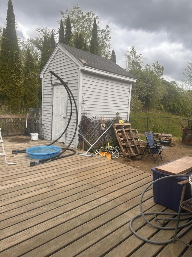 187 Purkis Rd, Buckfield, ME 04220 - view of wooden terrace