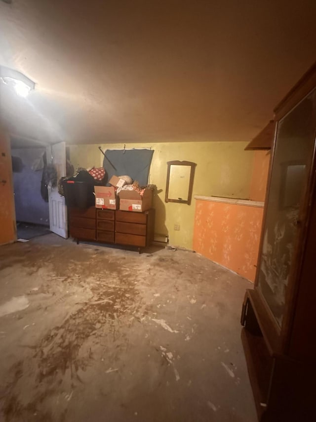 187 Purkis Rd, Buckfield, ME 04220 - additional living space featuring unfinished concrete flooring