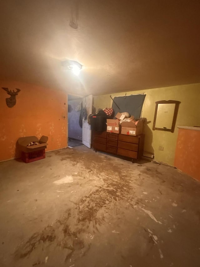 187 Purkis Rd, Buckfield, ME 04220 - bonus room featuring unfinished concrete flooring