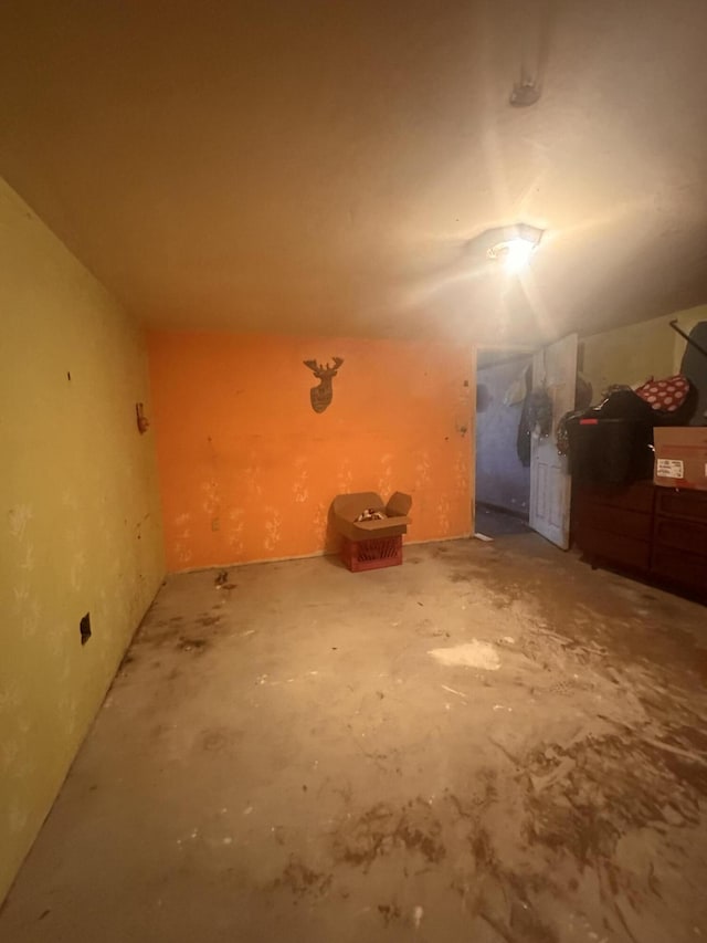 187 Purkis Rd, Buckfield, ME 04220 - additional living space featuring unfinished concrete flooring