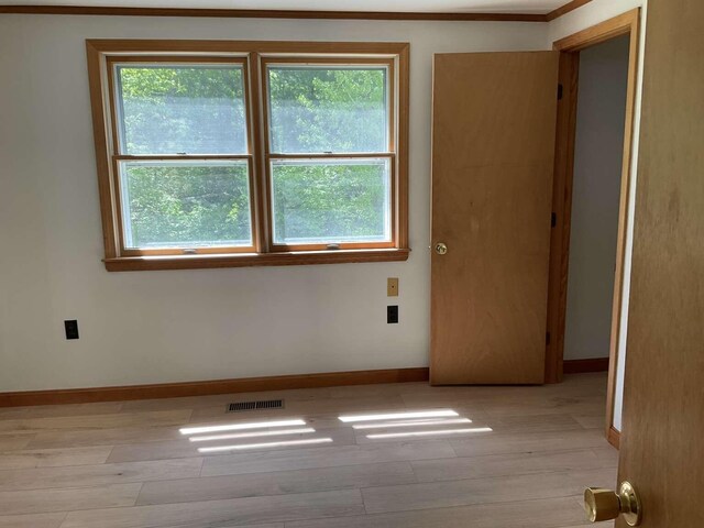 264 Watson Hill Rd, Limerick, ME 04048 - spare room with baseboards and light wood-style flooring
