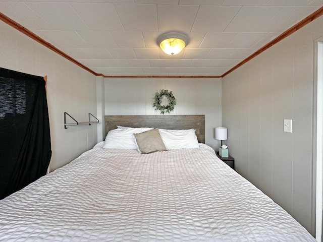 144 Sinclair Rd, Sinclair, ME 04779 - bedroom with ornamental molding