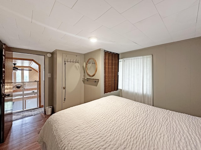 144 Sinclair Rd, Sinclair, ME 04779 - bedroom with wood finished floors and a closet