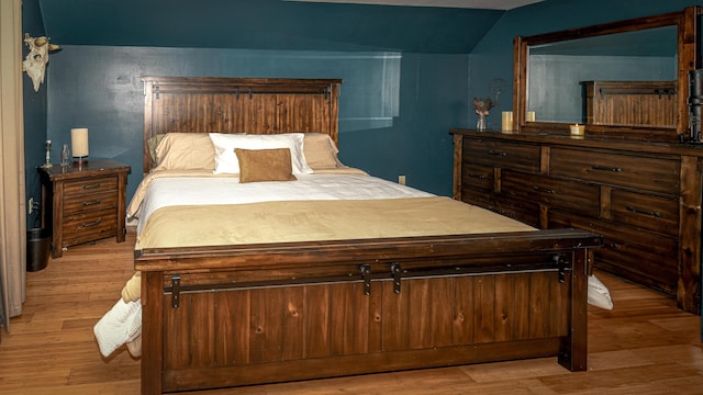 93 Maple St, Fryeburg, ME 04037 - bedroom with wood finished floors and lofted ceiling