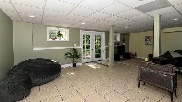 93 Maple St, Fryeburg, ME 04037 - community lobby with a drop ceiling and recessed lighting