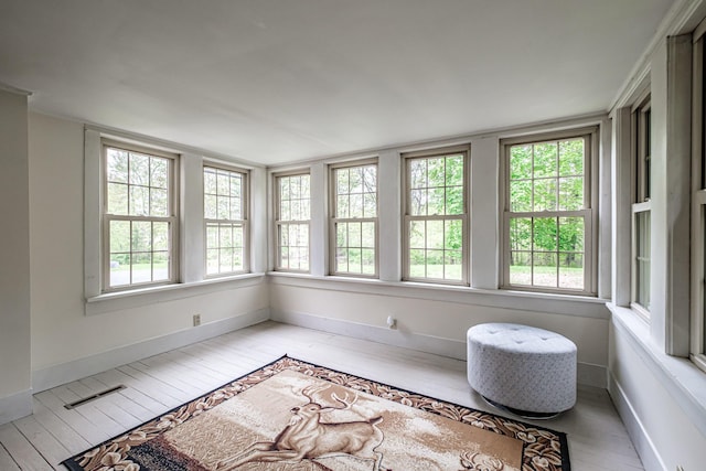 41 Bolton Hill Rd, Augusta, ME 04330 - unfurnished sunroom with hardwood / wood-style flooring and baseboards