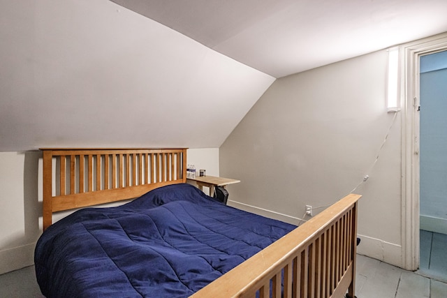 41 Bolton Hill Rd, Augusta, ME 04330 - bedroom featuring lofted ceiling and baseboards