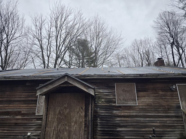 12 Middle Jam Rd, Gorham, ME 04038 - view of side of home featuring a chimney