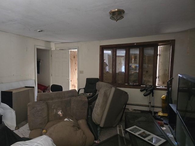 12 Middle Jam Rd, Gorham, ME 04038 - living area featuring baseboard heating