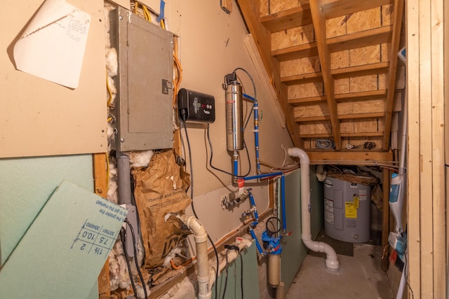 57 Sunset Rd, Dedham, ME 04429 - utilities with electric panel and electric water heater