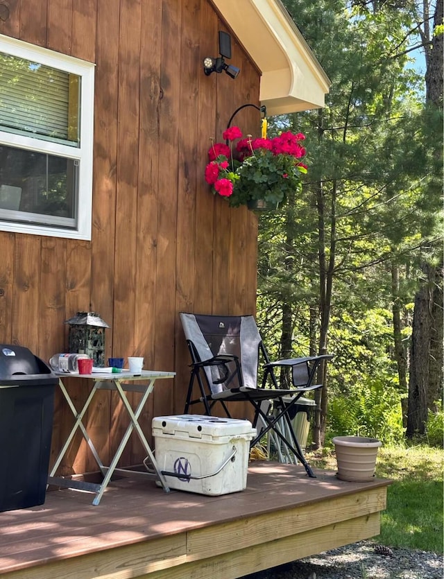 172 Blanchard Rd, Monson, ME 04464 - view of wooden deck