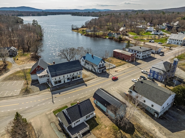 172 Blanchard Rd, Monson, ME 04464 - aerial view of a water and mountain view
