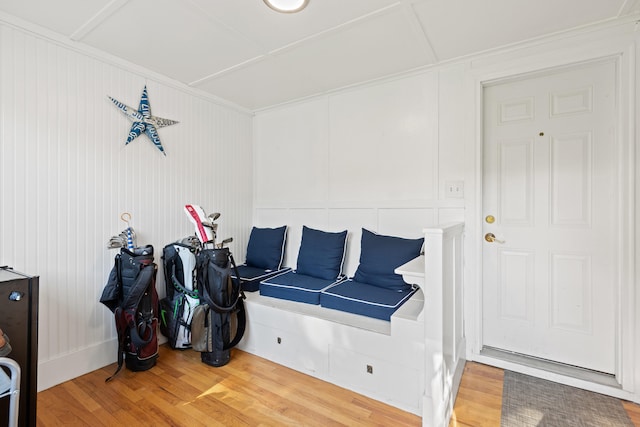 224 N St Unit 101-102, Saco, ME 04072 - bedroom featuring wood finished floors and a decorative wall