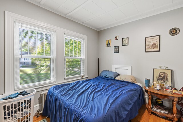 224 N St Unit 101-102, Saco, ME 04072 - bedroom featuring wood finished floors and ornamental molding