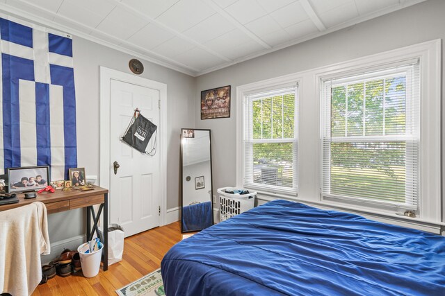 224 N St Unit 101-102, Saco, ME 04072 - bedroom featuring wood finished floors and ornamental molding