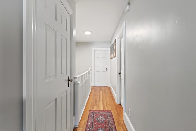 224 N St Unit 101-102, Saco, ME 04072 - corridor with light wood-type flooring and baseboards